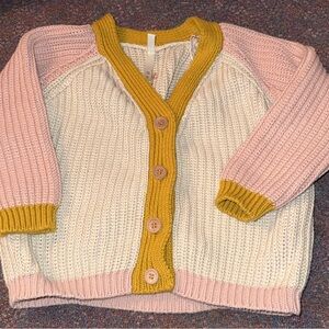 Wild Wawa rainbow cardigan 3-4